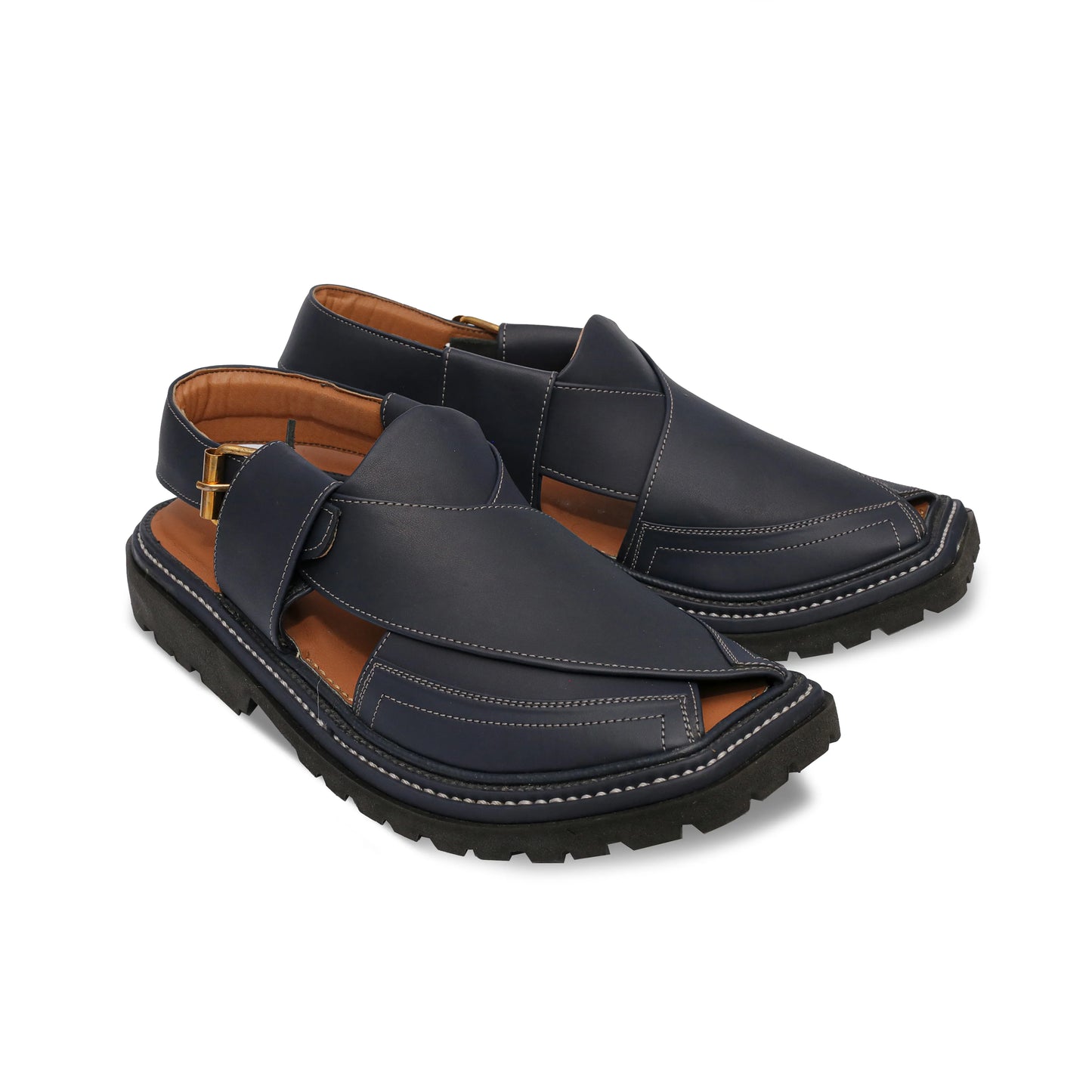 Medicated Dark Blue Peshawari Sandal